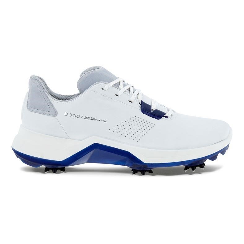 Ecco Biom G5 zapatos de golf para hombre, blanco/azul