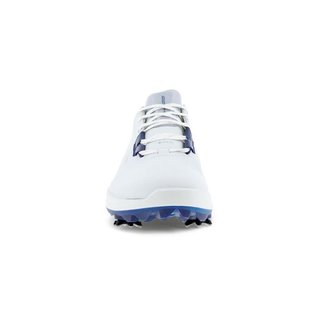 Ecco Biom G5 zapatos de golf para hombre, blanco/azul