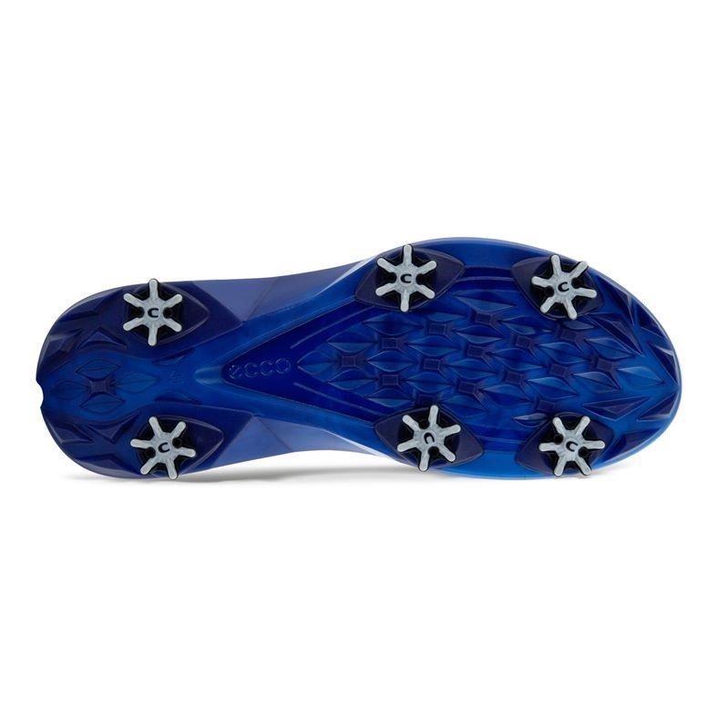 Ecco Biom G5 zapatos de golf para hombre, blanco/azul