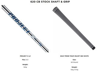 Titleist 620 CB hierros de hombre, acero