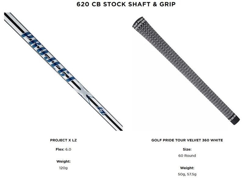Titleist 620 CB hierros de hombre, acero