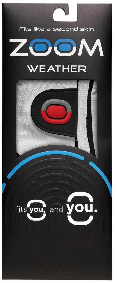 Zoom Zoom Weather Junior guante de golf infantil, blanco/negro