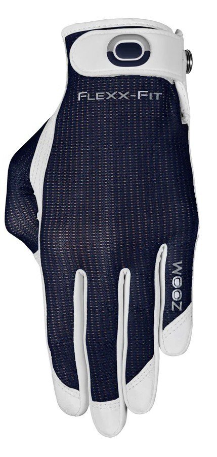Zoom Zoom Sun Style guante de golf para mujer, blanco/azul marino