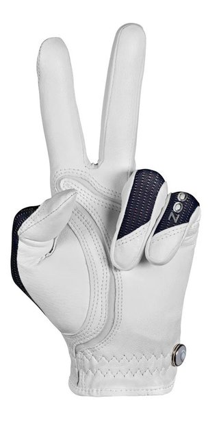 Zoom Zoom Sun Style guante de golf para mujer, blanco/azul marino