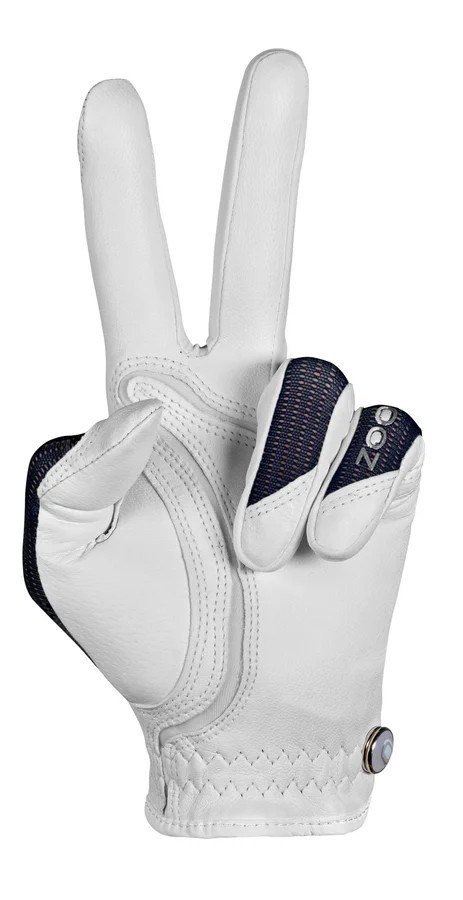 Zoom Zoom Sun Style guante de golf para mujer, blanco/azul marino