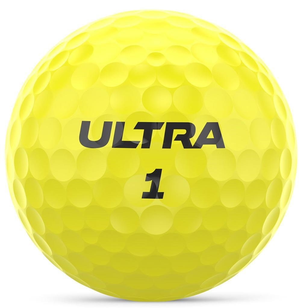 Wilson Ultra Distance pelotas de golf amarillas, 15 unidades
