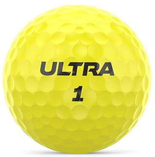 Wilson Ultra Distance pelotas de golf amarillas, 15 unidades