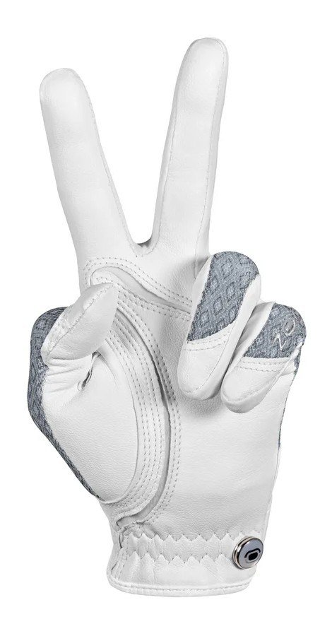 Zoom Zoom Sun Style guante de golf para mujer, blanco/negro diamante