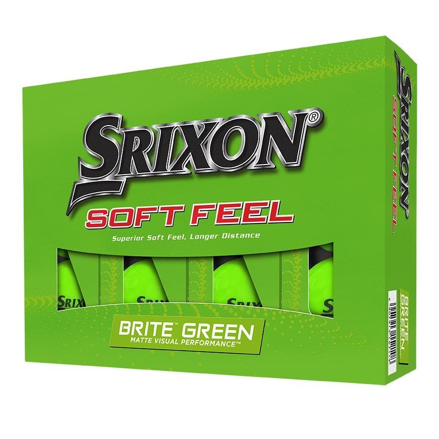 Srixon Soft Feel Brite pelotas de golf, verdes