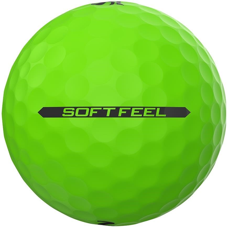 Srixon Soft Feel Brite pelotas de golf, verdes