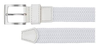 FootJoy Braided cinturón de hombre, blanco