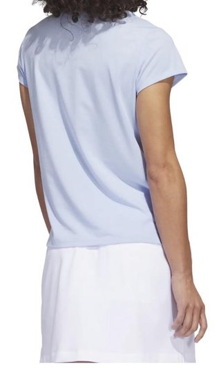 Adidas Go-To Heathered polo de mujer, blue dawn mel