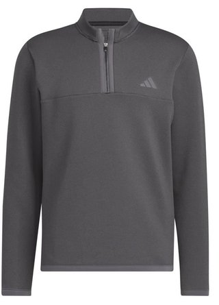 Adidas Microdot 1/4 sudadera de hombre, negro/blanco
