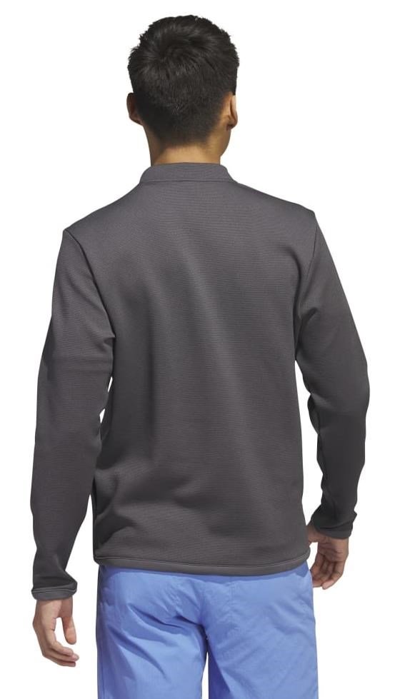 Adidas Microdot 1/4 sudadera de hombre, negro/blanco