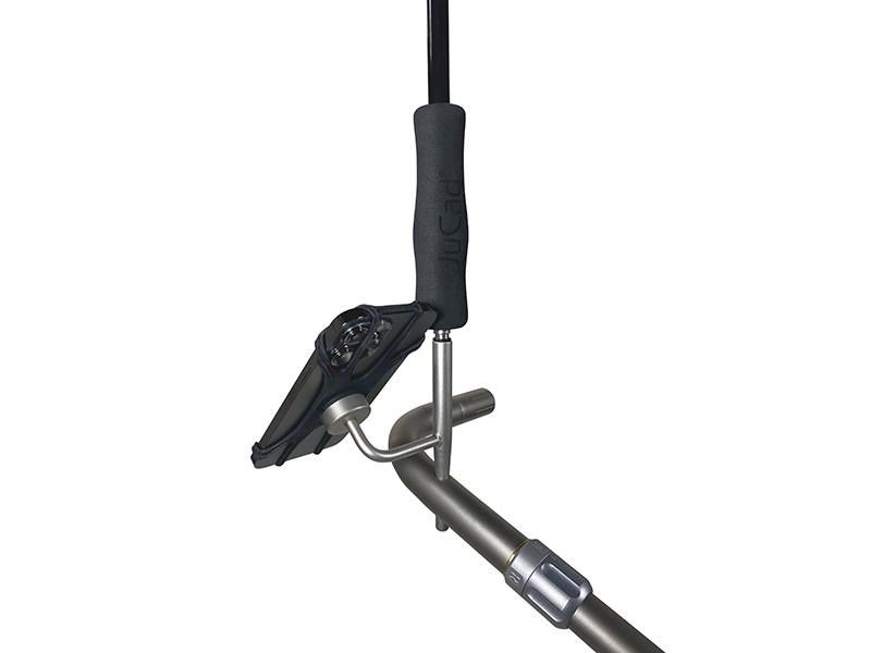 JuCad soporte para smartphone con extensión para paraguas, titanium