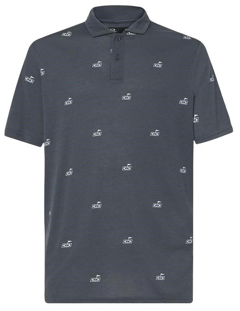 Oakley Golf Flag Pattern polo de hombre, dark slate