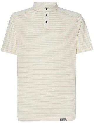 Oakley Fringe Stripe polo de hombre, arctic white