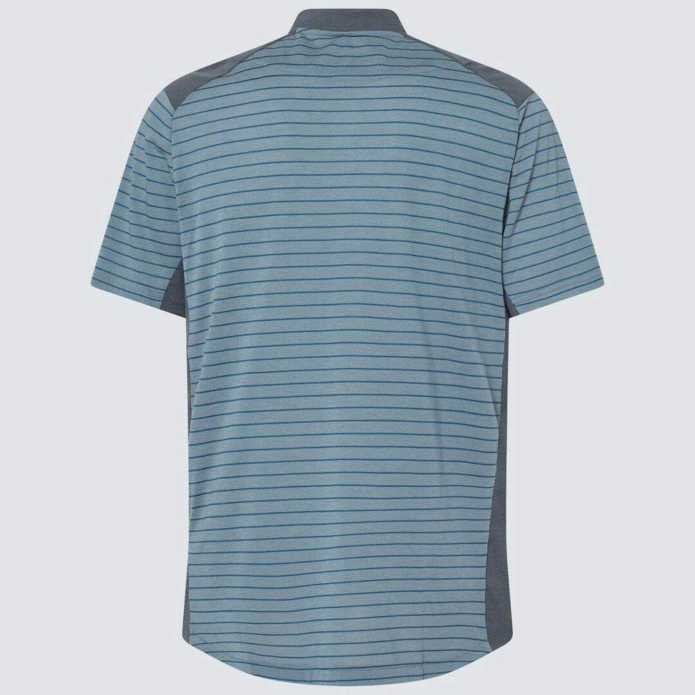 Oakley Fringe Stripe polo de hombre, dark slate