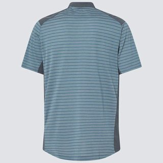 Oakley Fringe Stripe polo de hombre, dark slate
