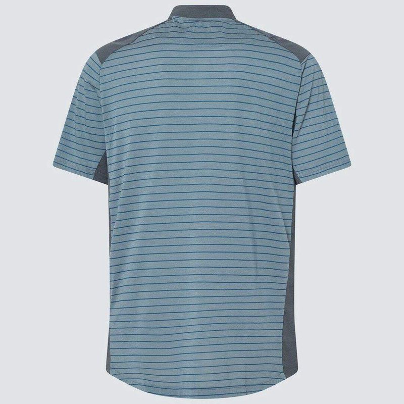Oakley Fringe Stripe polo de hombre, dark slate