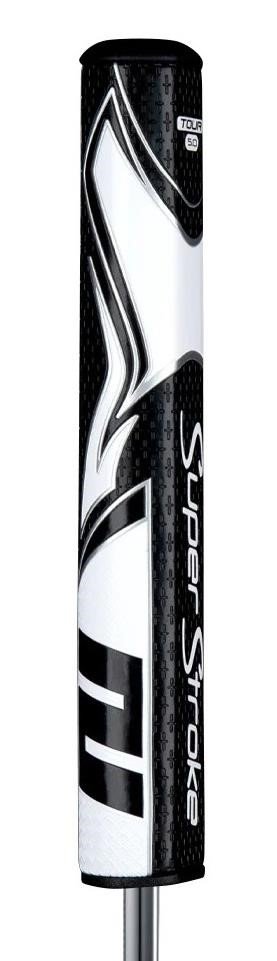 SuperStroke Zenergy Tour 5.0 grip para putter, negro/blanco