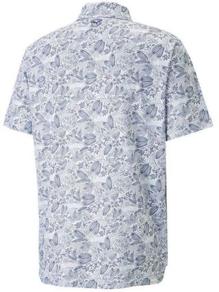 Puma Mattr Seaplanes polo de hombre, navy blazer/tropical aqua