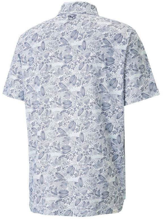 Puma Mattr Seaplanes polo de hombre, navy blazer/tropical aqua