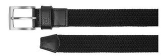 FootJoy Women's Braided ladies belt, negro