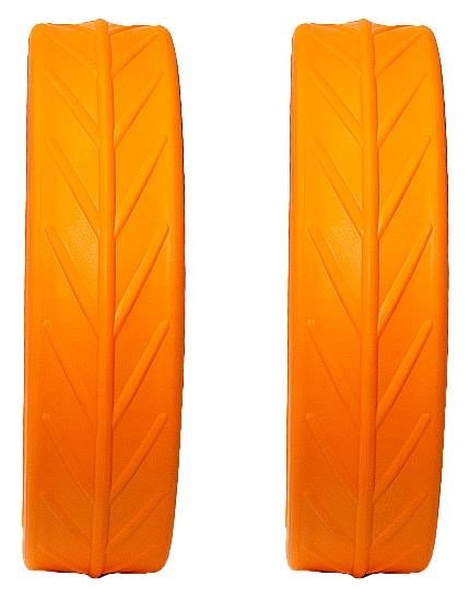 JuCad Neumáticos para ruedas traseras (2 neumáticos para ruedas traseras JuCad), naranja