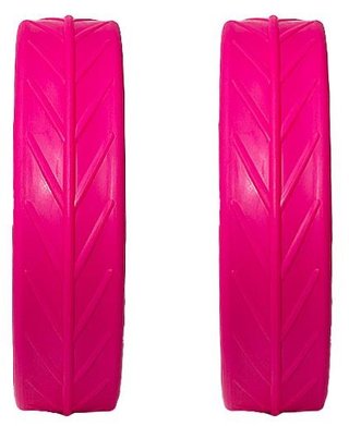 JuCad Tyres for Rear Wheels (2 neumáticos para ruedas traseras JuCad), rosa