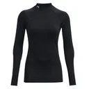 Under Armour Authentics Mockneck ropa interior térmica de mujer, negra
