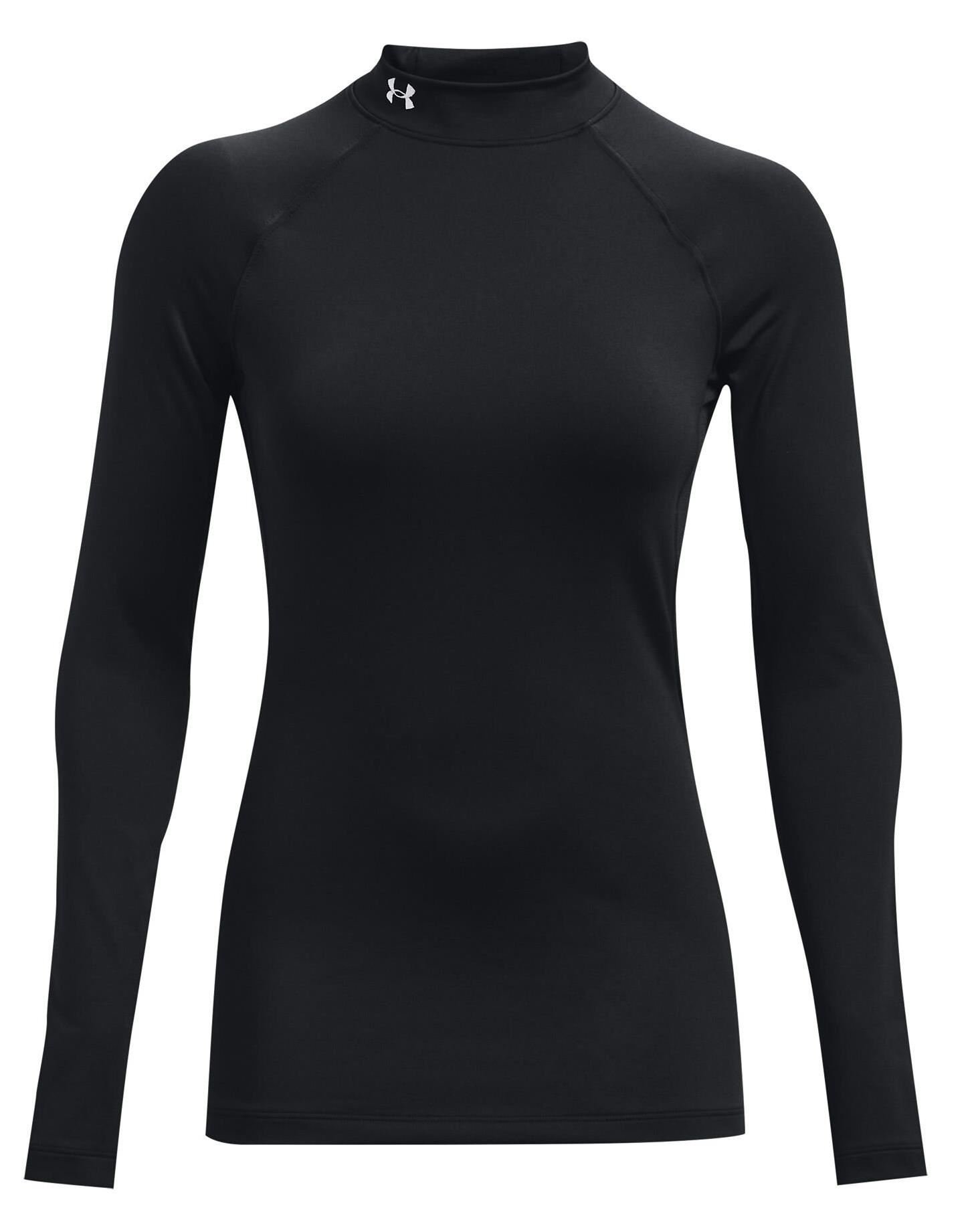Under Armour Authentics Mockneck ropa interior térmica de mujer, negra