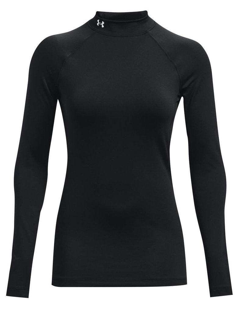 Under Armour Authentics Mockneck ropa interior térmica de mujer, negra
