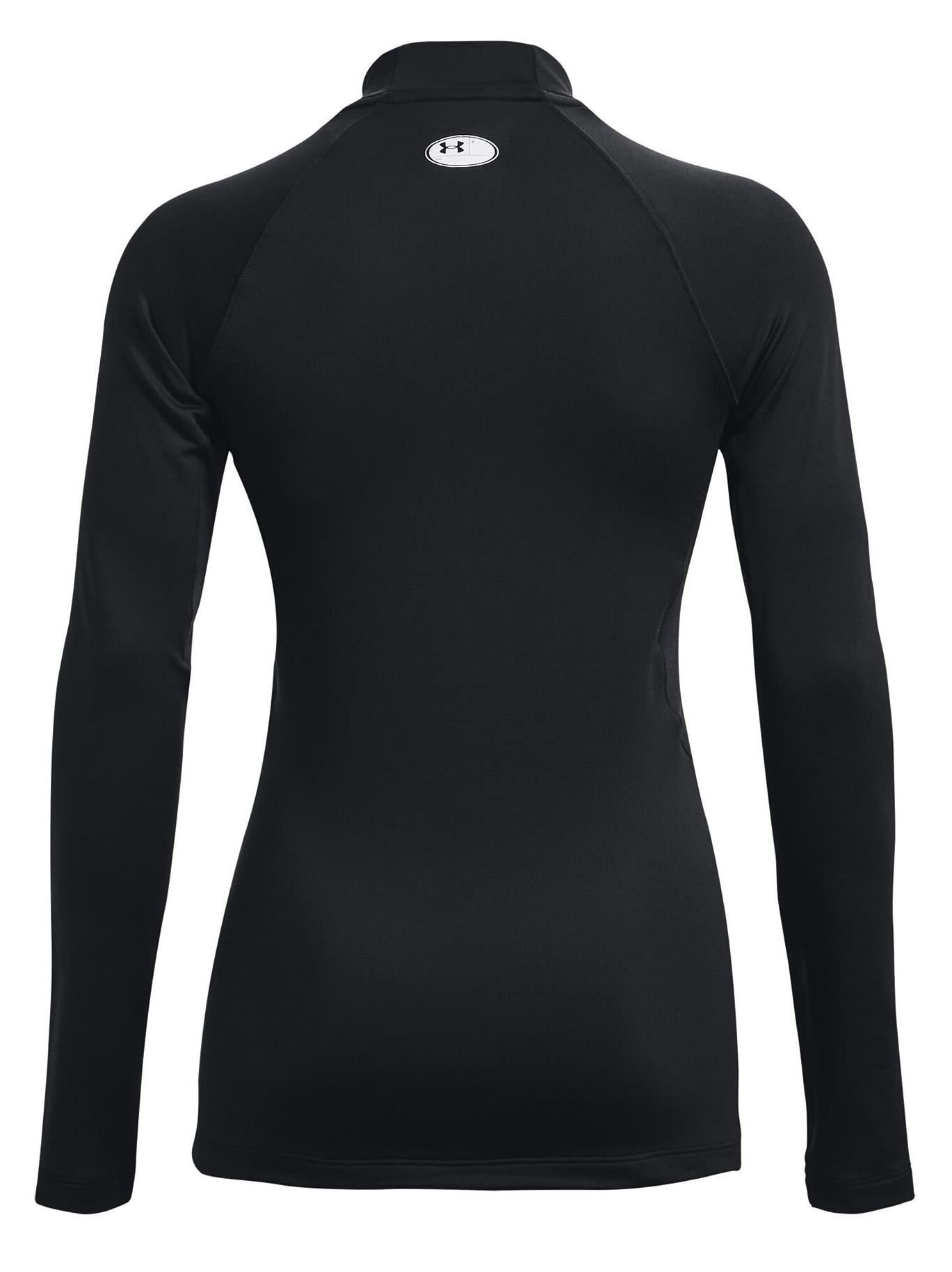 Under Armour Authentics Mockneck ropa interior térmica de mujer, negra