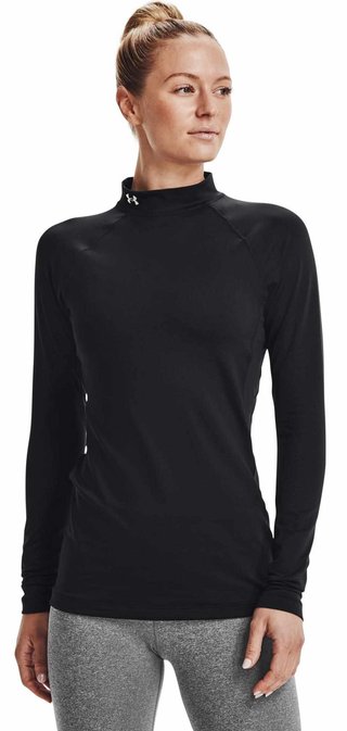 Under Armour Authentics Mockneck ropa interior térmica de mujer, negra