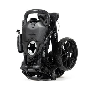 Bag Boy Nitron Auto-Open carrito manual, blanco/cobalto