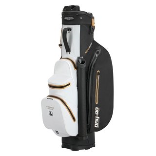 Bennington Dry QO 9 cart bag impermeable, negro/blanco/dorado