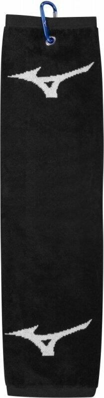 Mizuno RB Tri Fold toalla de golf, negra
