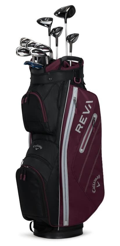 Callaway Reva 8PC Eggplant set de golf para mujer, grafito