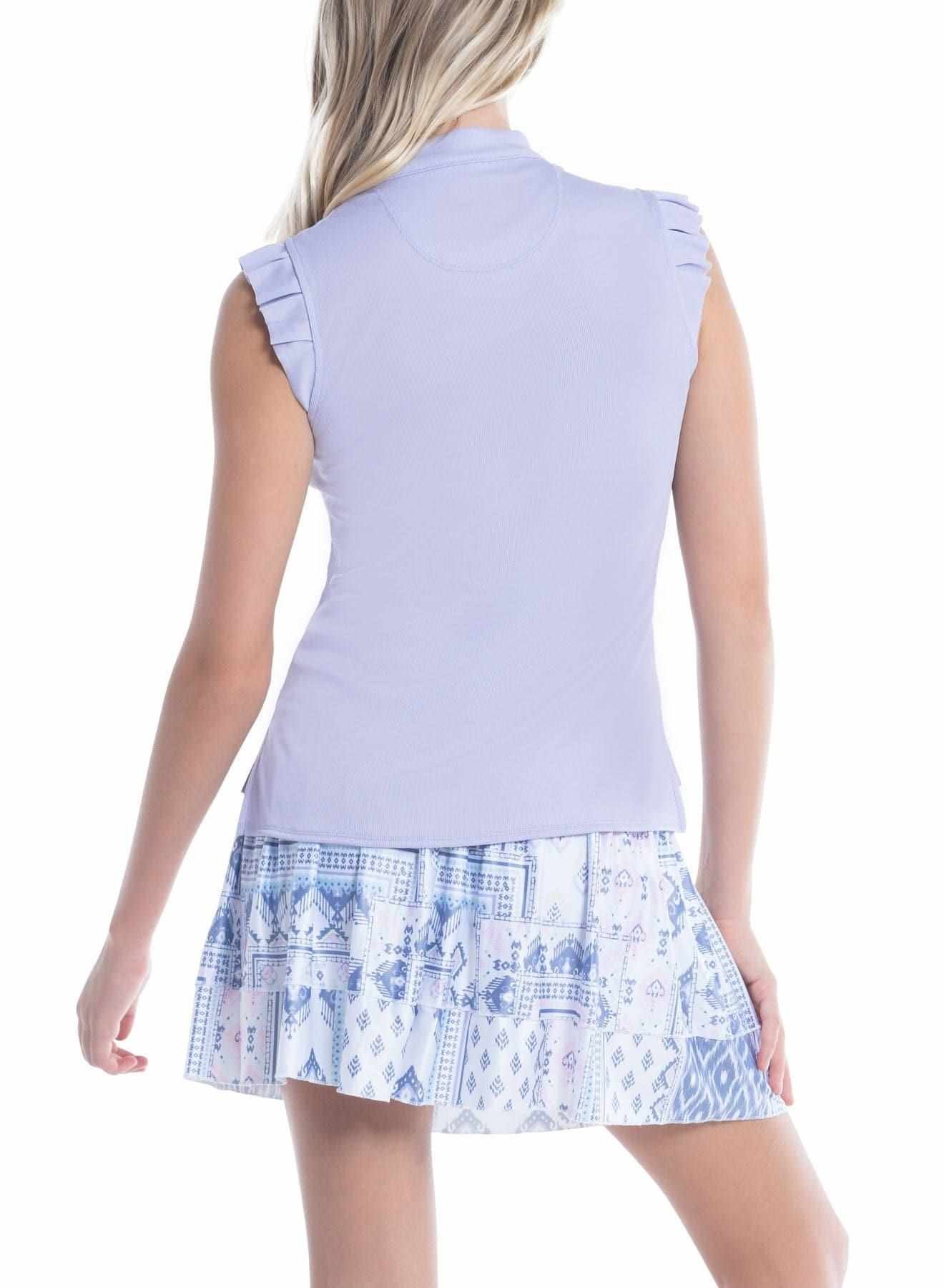 Lucky in Love Just My Luck Tank camiseta de mujer con cremallera, Hazy