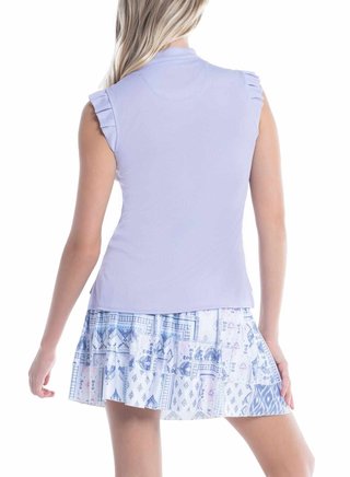 Lucky in Love Just My Luck Tank camiseta de mujer con cremallera, Hazy