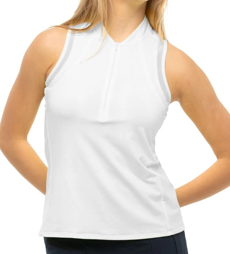 Lucky in Love My Favorite polo sin mangas de mujer, blanco