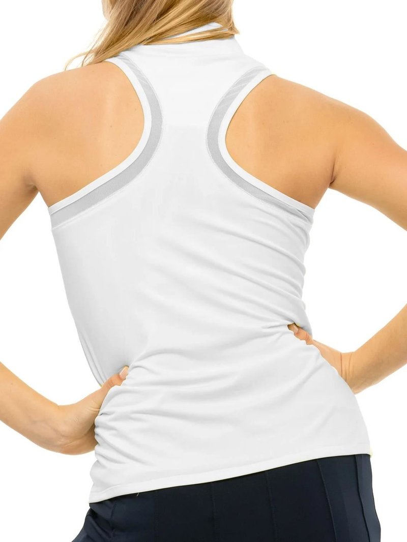 Lucky in Love My Favorite polo sin mangas de mujer, blanco