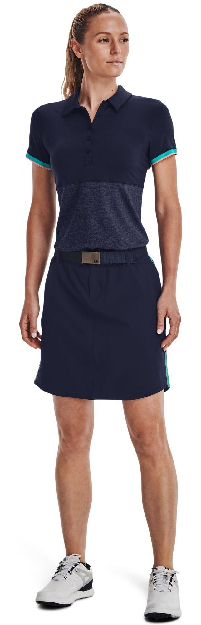 Under Armour Links Woven falda pantalón de golf para mujer, azul marino