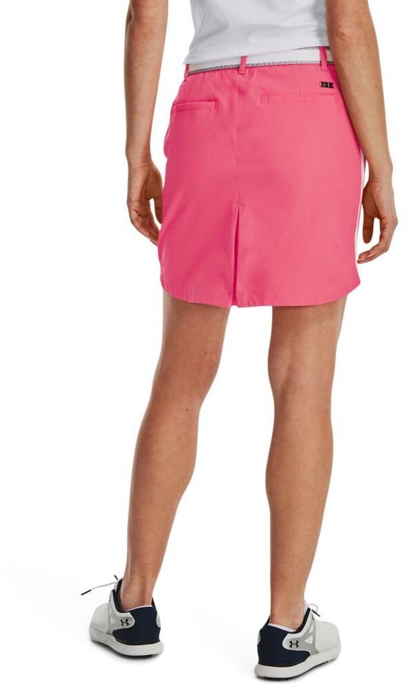 Under Armour Links Woven falda pantalón de golf para mujer, pink shock