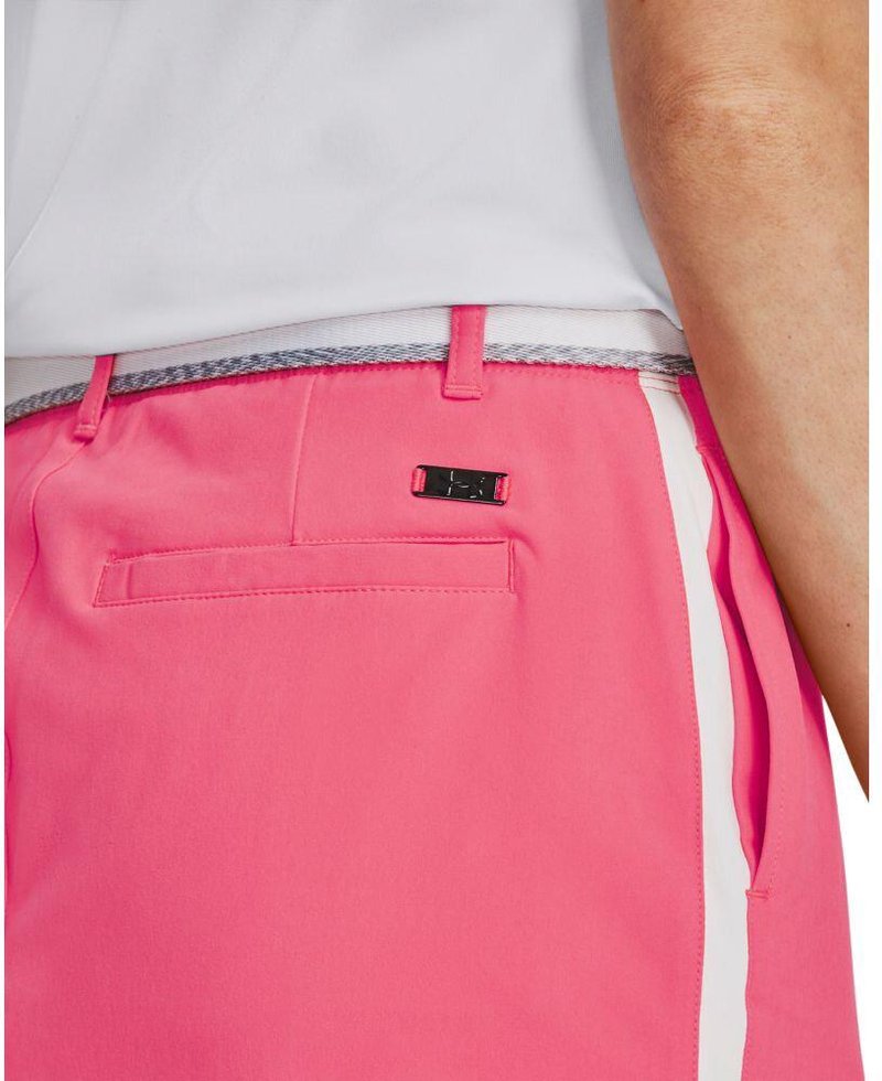 Under Armour Links Woven falda pantalón de golf para mujer, pink shock