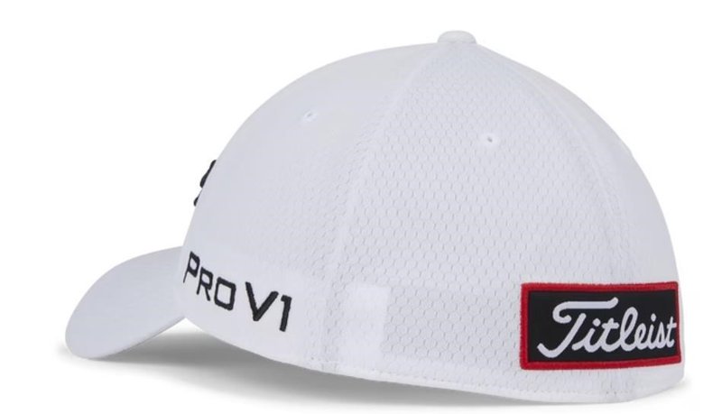 Titleist Tour Elite gorra de hombre, blanco/negro