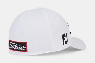 Titleist Tour Elite gorra de hombre, blanco/negro