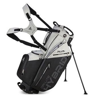 Big Max Dri Lite Hybrid Plus stand bag, gris/negro