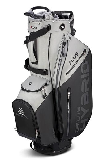 Big Max Dri Lite Hybrid Plus stand bag, gris/negro